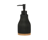 BLACK WOOD RESIN TOILET DISPENSER