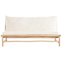 Load image into Gallery viewer, BAMBOO LOUNGE COUCH W. CUSHIONS W160X87XH45/80CM
