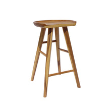Load image into Gallery viewer, Teak Bar Stool