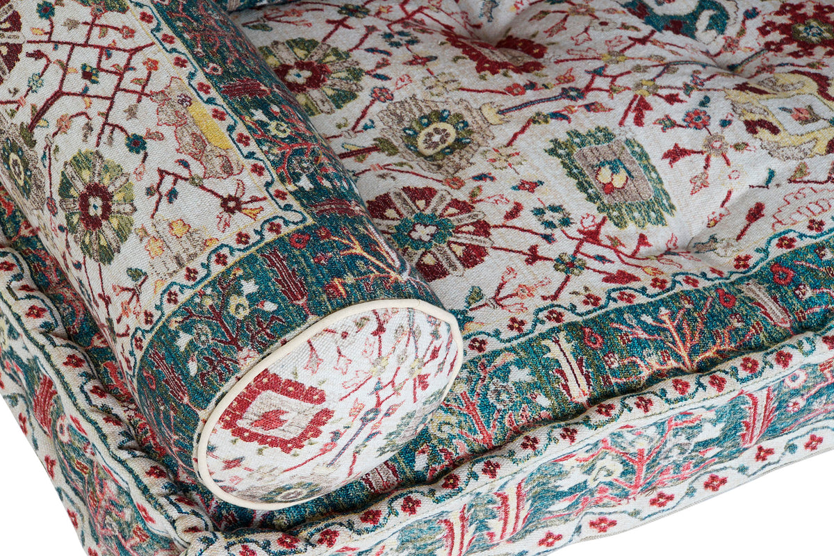 ARMCHAIR SET 4 COTTON 90X50X55 MULTICOLORED