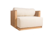 Laden Sie das Bild in den Galerie-Viewer, Teak Wood Sofa Chair