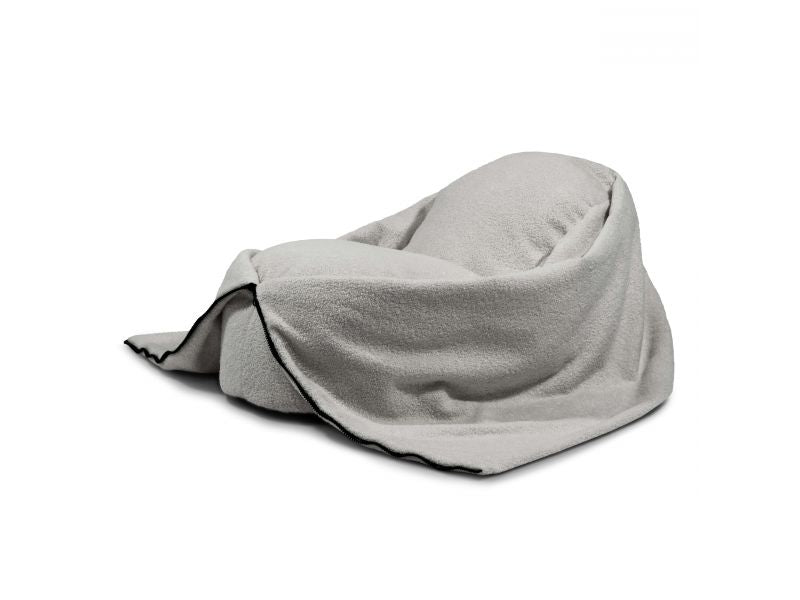 Bean bag Cocoon 80 Teddy White Grey