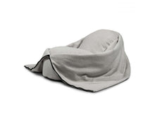 Cargar imagen en el visor de la galería, Bean bag Cocoon 80 Teddy White Grey