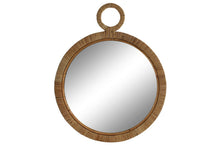Load image into Gallery viewer, MIRROR RATTAN MIRROR 40X2X51 NATURAL BROWN