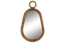 Load image into Gallery viewer, MIRROR RATTAN MIRROR 39X2X68 NATURAL BROWN