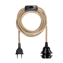 Load image into Gallery viewer, Suspension BALA Nature - Woven Natural Cord - 4.5 m - Ficelle Brute