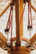 Load image into Gallery viewer, HAND KNOTTED PARASOL FRINGES – CREAM – 250 CM