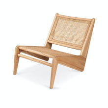 Load image into Gallery viewer, lounge chair, arm chair, teak wood lounge chair, teak wood arm chair, teak wood  rattan lounge chair, teak wood rattan arm chair, teak wood rattan lounge chair Limassol, teak wood rattan arm chair Limassol, teak wood rattan lounge chair Cyprus, teak wood rattan arm chair Cyprus