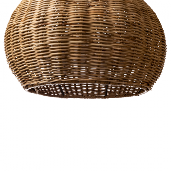 Round Rattan Lamp
