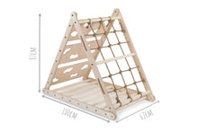 Load image into Gallery viewer, ORANGUTAN - CLIMBING TRIANGLE (87CM) WITH NET, RUNG AND CLIMBING SIDE