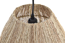 Load image into Gallery viewer, CEILING LAMP JUTE 33X33X27 NATURAL BROWN