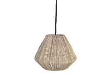Load image into Gallery viewer, CEILING LAMP JUTE 33X33X27 NATURAL BROWN