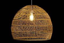 Load image into Gallery viewer, RATTAN CEILING LAMP 60X60X50 NATURAL LIGHT BROWN