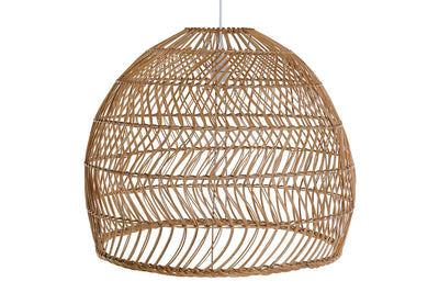 RATTAN CEILING LAMP 60X60X50 NATURAL LIGHT BROWN