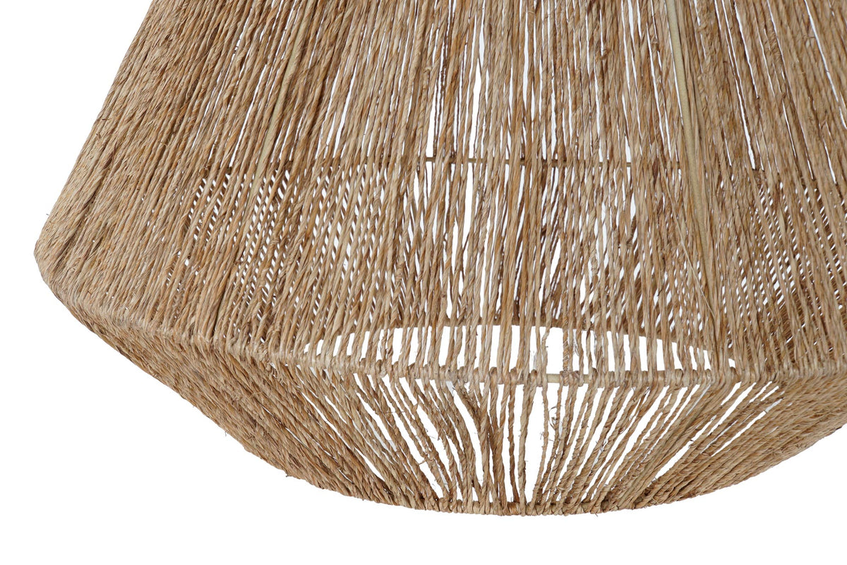 JUTE METAL SCREEN 49X49X28 NATURAL