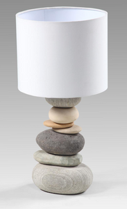 STONE TABLE LAMP MEDIUM