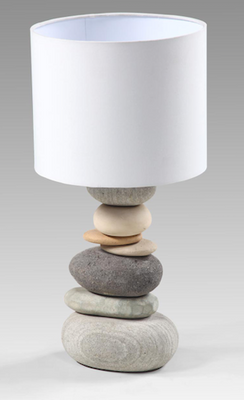 STONE TABLE LAMP MEDIUM