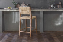 Laden Sie das Bild in den Galerie-Viewer, Acacia &amp; Munja Grass Counter Chair