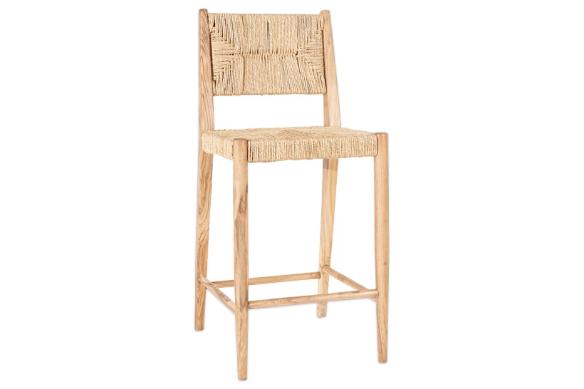 Acacia & Munja Grass Counter Chair
