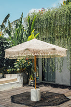Load image into Gallery viewer, HAND KNOTTED PARASOL FRINGES – CREAM – 250 CM