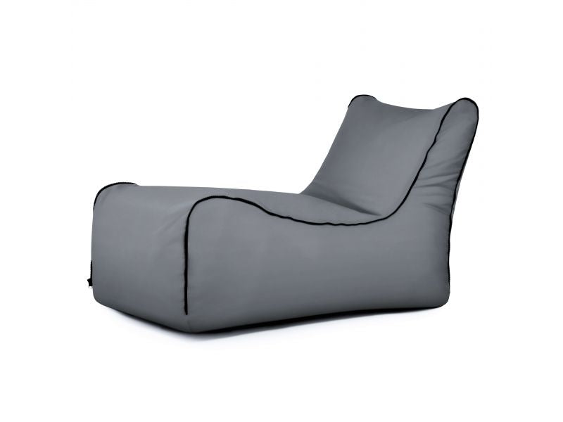 Bean bag Lounge Zip Outside Grey