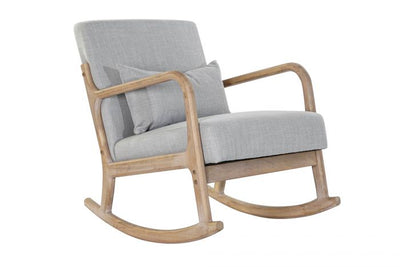 LINEN ROCKING CHAIR