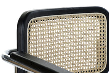 Carica l'immagine nel visualizzatore di Gallery, CHAIR ELM RATTAN 65,5X62X79 RACK BLACK
