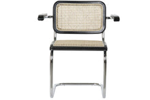 Carica l'immagine nel visualizzatore di Gallery, CHAIR ELM RATTAN 65,5X62X79 RACK BLACK
