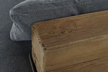 Load image into Gallery viewer, COUCH RECYCLED WOOD 224X95X82 GREY