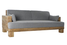 Charger l&#39;image dans la galerie, COUCH RECYCLED WOOD 224X95X82 GREY