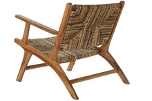Load image into Gallery viewer, TEAK FIBER ARMCHAIR 70X78X68 NATURAL