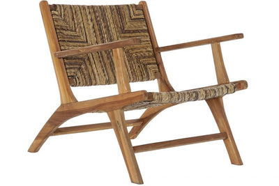 TEAK FIBER ARMCHAIR 70X78X68 NATURAL
