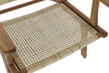 Load image into Gallery viewer, ARMCHAIR TEAK RATTAN 69X78X68 NATURAL