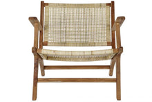 Load image into Gallery viewer, ARMCHAIR TEAK RATTAN 69X78X68 NATURAL