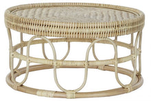 Charger l&#39;image dans la galerie, AUXILIARY TABLE RATTAN BAMBOO 70X70X36 NATURAL