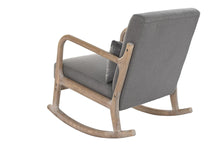 Load image into Gallery viewer, ARMCHAIR LINEN RUBBERWOOD 66X79X79 ROCKING CHAIRLOUN