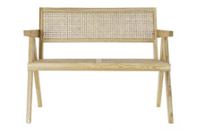 Load image into Gallery viewer, BENCH ELM RATTAN 105,5X62X83 NATURAL
