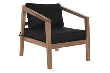 Load image into Gallery viewer, ARMCHAIR SET 4 TEAK COTTON 130X75X75 TABLE NATURAL