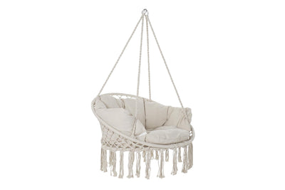 HAMMOCK COTTON CHAIR 100X80X145 100KG, CUSHION