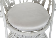 Load image into Gallery viewer, WHITE PEACOCK ARMCHAIR 96X66X140