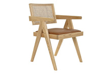 Load image into Gallery viewer, CHAIR ELM RATTAN 55X54X82