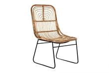 Load image into Gallery viewer, RATTAN CHAIR 53X57X96 NATURAL