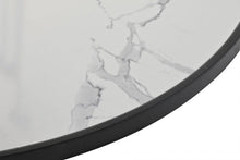 Load image into Gallery viewer, AUXILIARY TABLE METAL MARBLE 92X92X38 BLACK