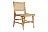CHAIR TEAK RATTAN 51X55X86 LIGHT BROWN