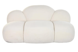 COUCH POLYESTER 149X76X77 CLOUD WHITE