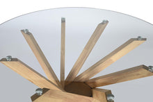 Load image into Gallery viewer, ROUND DINING TABLE WALNUT 120X76 12 MM