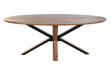 Load image into Gallery viewer, OVAL DINING TABLE ACACIA 200X100X80