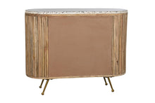 Load image into Gallery viewer, SIDEBOARD MANGO MARBLE 100X40X80 TERRAZO WHITE