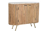 SIDEBOARD MANGO MARBLE 100X40X80 TERRAZO WHITE
