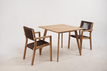 Load image into Gallery viewer, TABLE SET 5 TEAK ROPE 90X90X75 54X56X84 BROWN